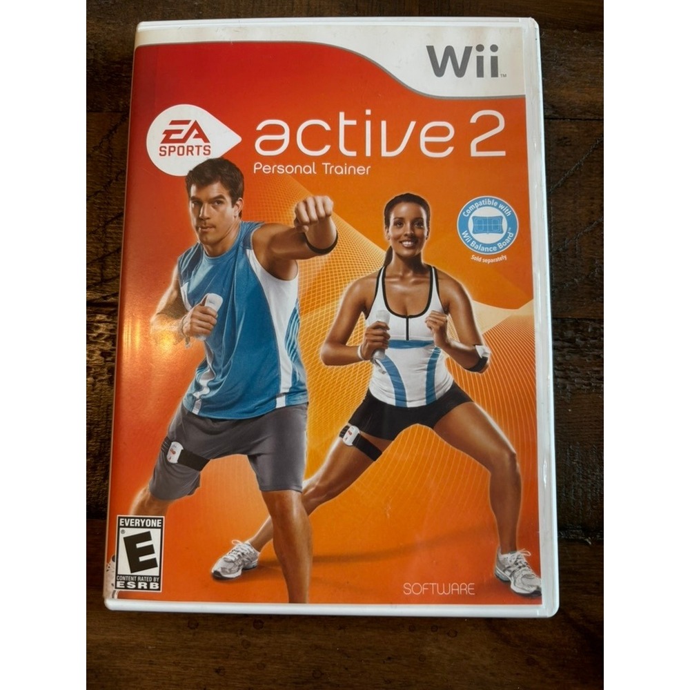 EA Sports Active 2 Personal Trainer Nintendo Wii Game White Fitness Exercise